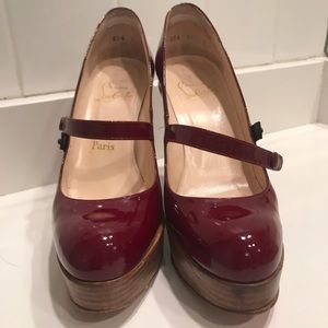 Christian Louboutin Mary Jane wedges